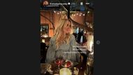 Anna Camp on a dinner date (Screengrab via Instagram/therealannacamp)